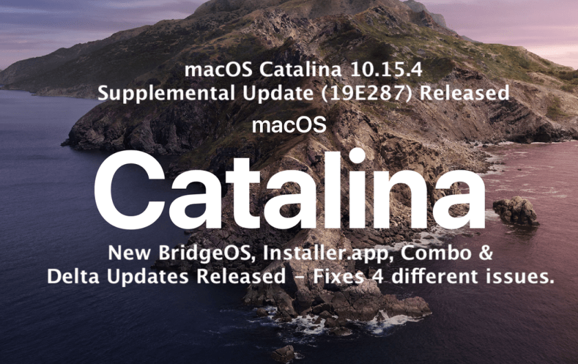 MrMacintosh.com-Apple今天发布了macOS Catalina 10.15.4补充更新（19E287）